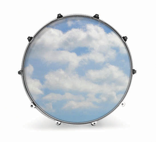 Evans Nature Bass Drum Head - SKY 2 - Premium  from Evans - Just $88.95! Shop now at Poppa's Music