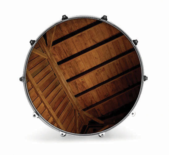 Evans Photography Series Bass Drum Head - Barn - Premium  from Evans - Just $88.95! Shop now at Poppa's Music