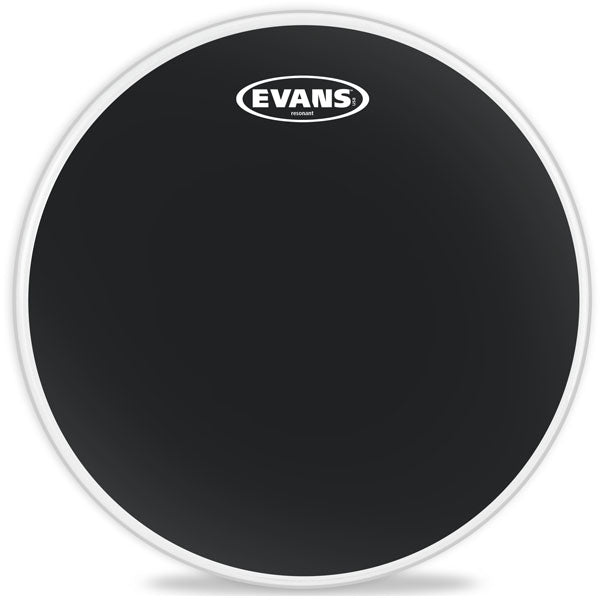 Evans Resonant Black Tom Head - 18 - Premium Drum Head from Evans - Just $24.99! Shop now at Poppa's Music