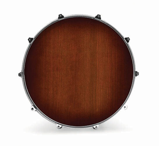 Evans Textures Series Bass Drum Head - Wood 1 - Premium  from Evans - Just $88.95! Shop now at Poppa's Music