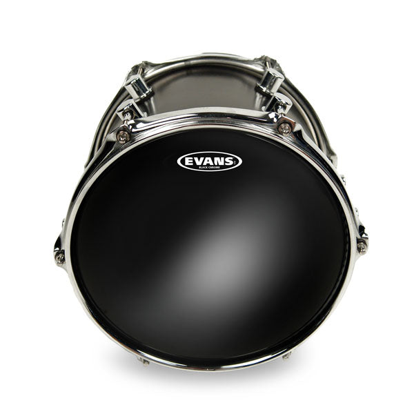 Evans Black Chrome Tom Head - 16 - Premium Drum Head from Evans - Just $26.99! Shop now at Poppa's Music