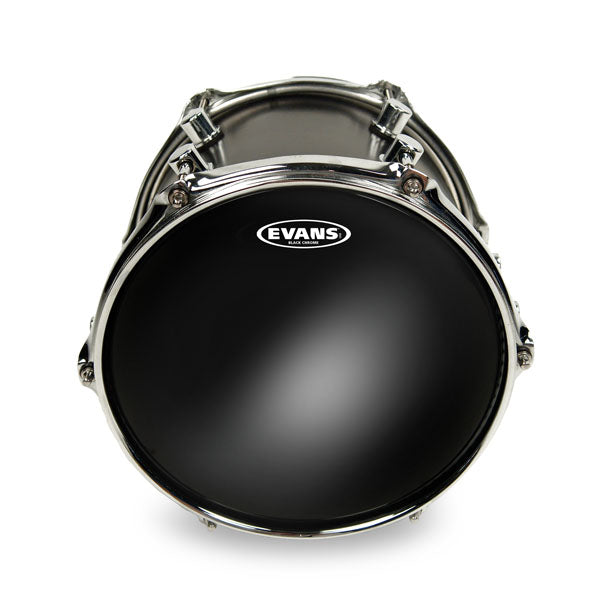 Evans Black Chrome Tom Head - 12 - Poppa's Music 