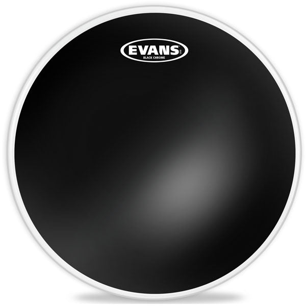 Evans Black Chrome Tom Head - 12 - Poppa's Music 