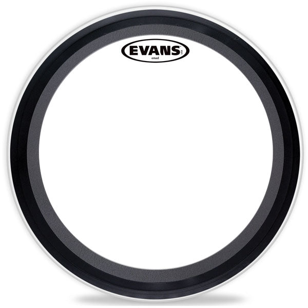 Evans EMAD Clear Bass Drum Head, 18 Inch - Premium Bass Drum Head from Evans - Just $50.99! Shop now at Poppa's Music