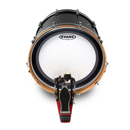 Evans EMAD Coated White Bass Drum Head, 26 Inch - Poppa's Music 