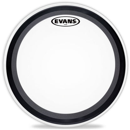 Evans EMAD Coated White Bass Drum Head, 22 Inch - Poppa's Music 