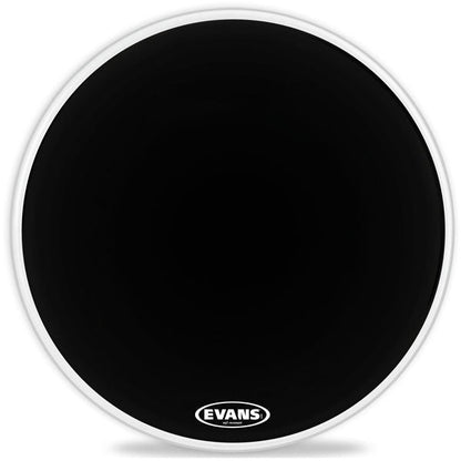 Evans EQ1 Black Bass Drum Head - 20 - Poppa's Music 