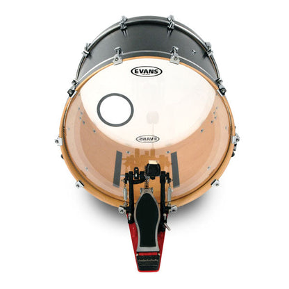 Evans EQ3 Clear Bass Drum Head - 24 - Poppa's Music 