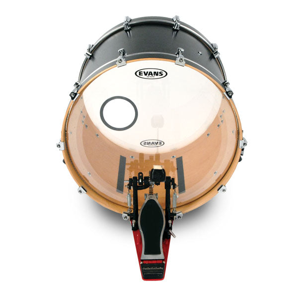 Evans EQ3 Clear Bass Drum Head - 18 - Poppa's Music 