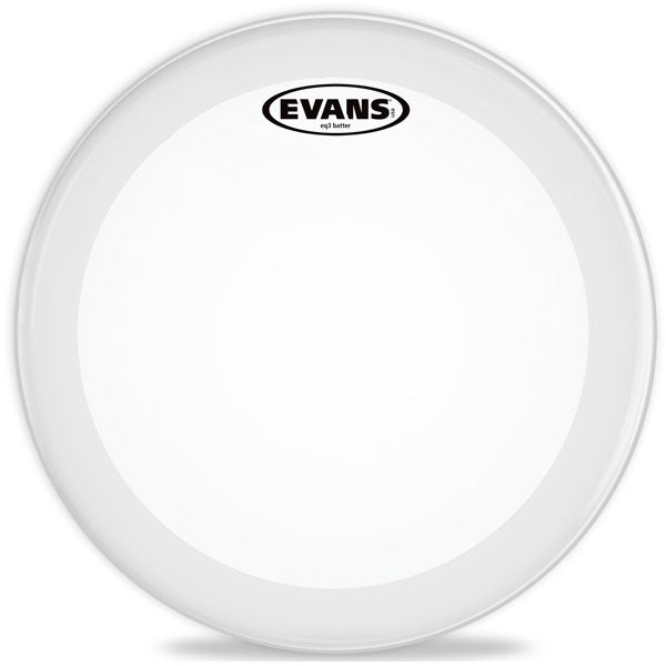 Evans EQ3 Frosted Bass Drum Head - 22 - Poppa's Music 