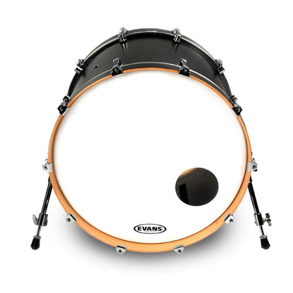 Evans EQ3 Resonant Smooth White Bass Drum Head - 22 - Poppa's Music 
