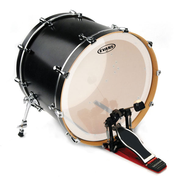 Evans EQ4 Frosted Bass Drum Head - 18 - Poppa's Music 