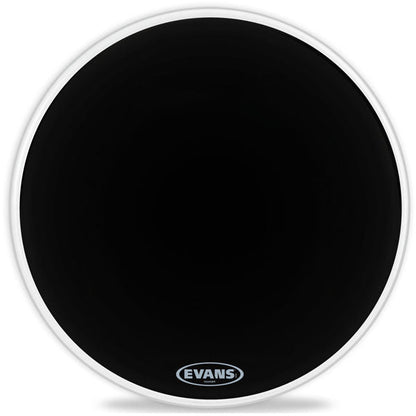 Evans Resonant Black Bass Drum Head - 20 - Poppa's Music 
