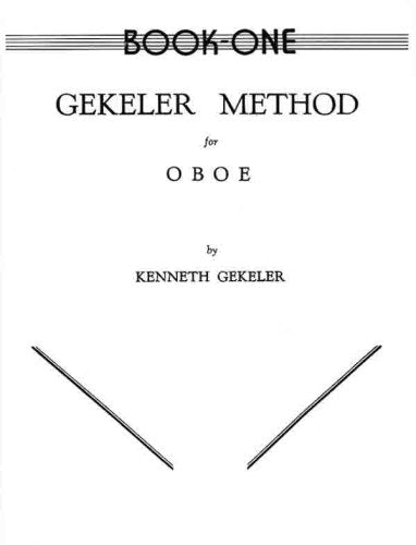 GEKELER METHOD FOR OBOE BK 1 OR 2 - GEKELER - Poppa's Music 