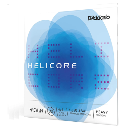 D'Addario Helicore Violin String Set, 4/4 Scale - Poppa's Music 