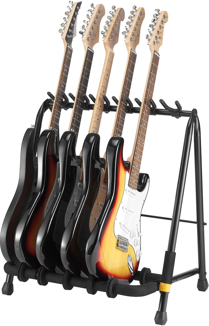 Hercules 5-Piece Multi-Guitar Display Rack with Extension Pack - GS525BP-HA205 - Poppa's Music 