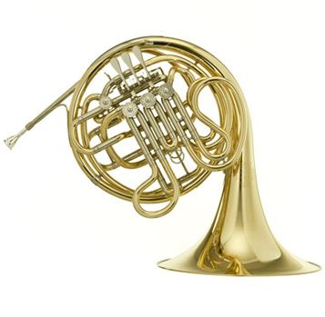 Hans Hoyer Double Kruspe F/Bb French Horn - Mini Ball Linkage - Lacquer - 6801-1-0 - Poppa's Music 