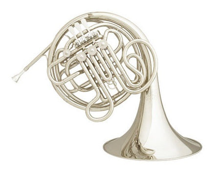 Hans Hoyer Double Kruspe F/Bb French Horn - Mini Ball Linkage - Nickel Silver - 6801NS-L - Poppa's Music 