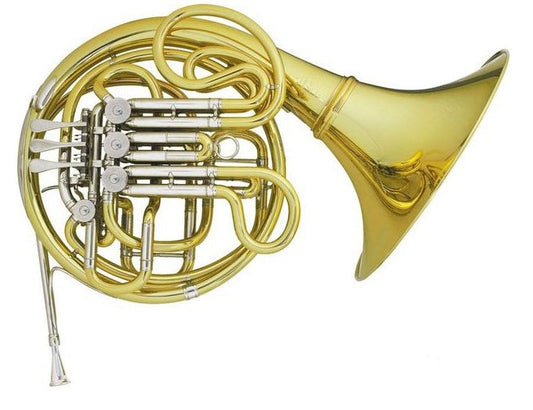 Hans Hoyer Double Kruspe F/Bb French Horn - String Linkage - Lacquer - 6802-1-0 - Poppa's Music 