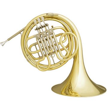 Hans Hoyer Intermediate F French Horn - Clear Lacquer - 700-L - Poppa's Music 