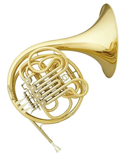 Hans Hoyer Double Geyer F/Bb French Horn - String Linkage - Detachable Bell - Lacquer - 802A-L - Poppa's Music 