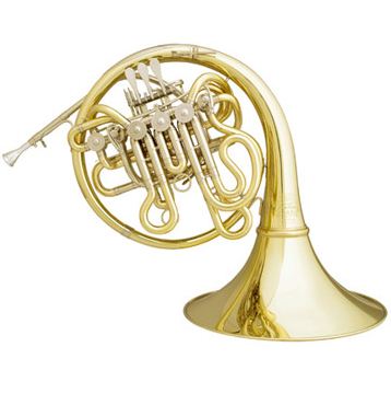 Hans Hoyer Triple F/Bb/High Eb French Horn - String Linkage - Lacquer - C1-L - Poppa's Music 