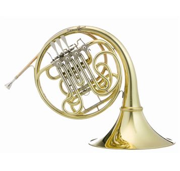 Hans Hoyer Double Geyer F/Bb French Horn - Ball Linkage - Clear Lacquer - G10A-L1 - Poppa's Music 
