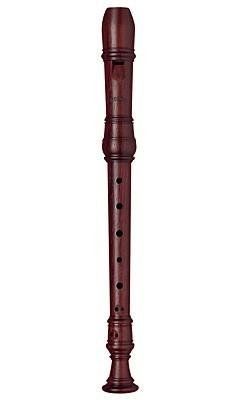 Moeck Rottenburgh PALISANDER, Double HOLES, Curved Windway Soprano Recorder - 4205 - Poppa's Music 
