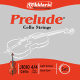 D'addario Prelude Cello String SET, Medium Tension - Poppa's Music 