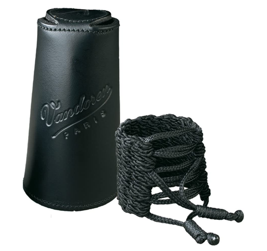 Vandoren Bb Clarinet Klassik Ligature with Leather Cap - LC31L - Poppa's Music 