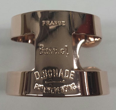 Bonade Bass Clarinet Inverted Plated Ligature - Rose Gold -  2253UGP - Poppa's Music 
