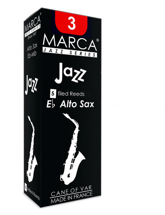 Marca JaZZ Alto Saxophone Reeds - 5 per Box - Poppa's Music 
