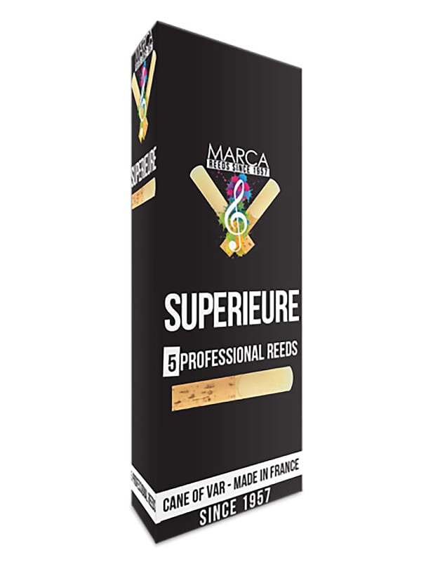 Marca Supérieure Bass Saxophone Reeds - 5 Per Box - Poppa's Music 