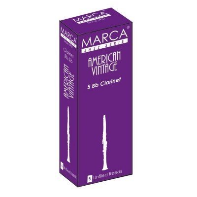 Marca American Vintage Bb Clarinet Reeds - 5 Per Box - Poppa's Music 