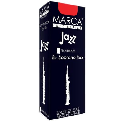 Marca JaZZ Soprano Sax Reeds FILED - 5 Per Box - Poppa's Music 