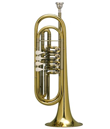 Meinl Weston C Bass Trumpet - 4 Rotary Valves - Bb Slide - Lacquer - 127-L - Poppa's Music 