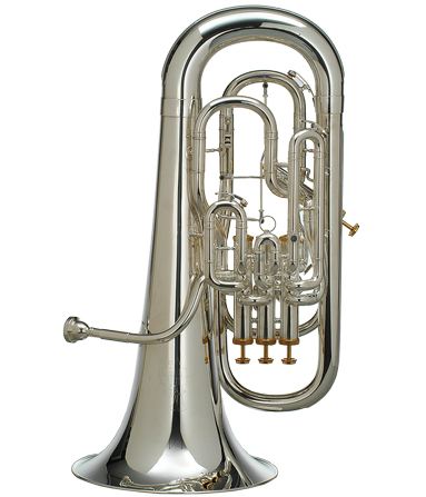 Meinl Weston Bb Euphonium - Nickel Silver with Gold Accents - 551-S - Poppa's Music 