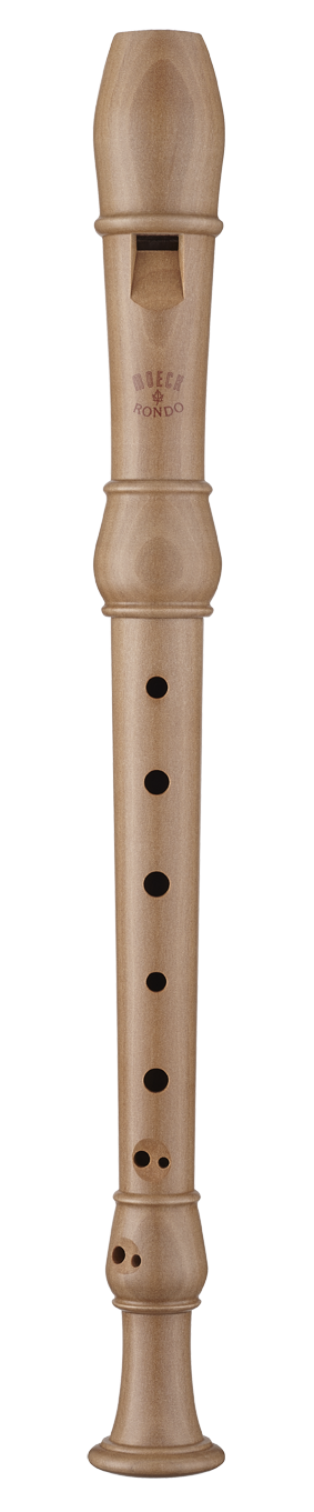 Moeck Flauto Rondo Stained Maple Alto Treble Recorder W/ Double Holes- 2302 - Poppa's Music 