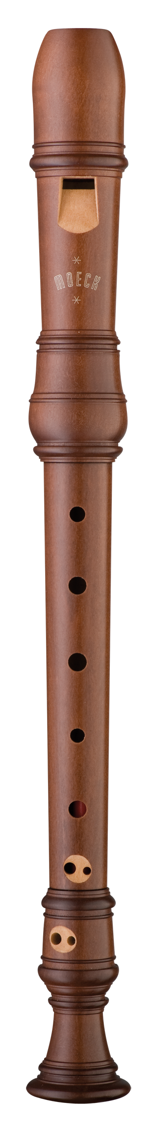 Moeck Professional Rottenburgh Stained Maple Double Holes Alto Recorder - 4301 - Poppa's Music 
