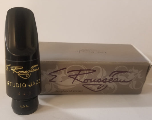 Original E. Rousseau Studio Jazz Soprano Sax Hard Rubber Mouthpiece - Poppa's Music 