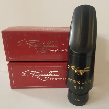 Original E. Rousseau Studio Jazz Tenor Sax Hard Rubber Mouthpiece - Poppa's Music 