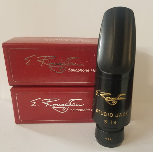 Original E. Rousseau Studio Jazz Tenor Sax Hard Rubber Mouthpiece - Poppa's Music 