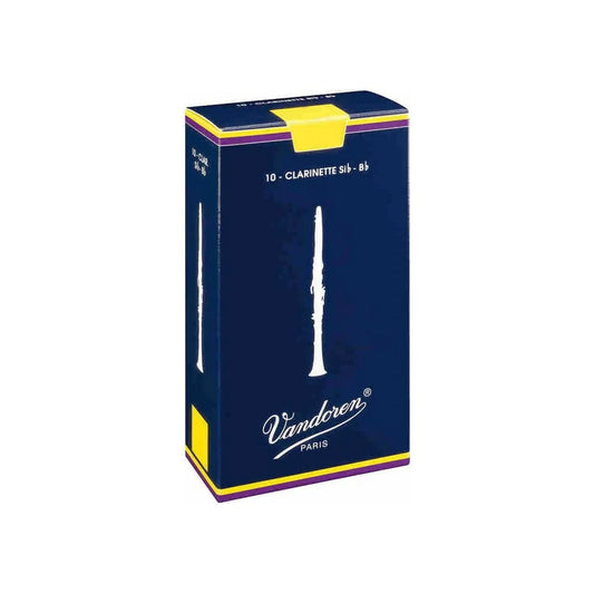 Vandoren Bb Clarinet Traditional Reeds - 2 pack - 10 Per Box - Poppa's Music 