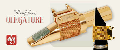 Oleg Ligature # 27 for Slim Metal Saxophone Mouthpieces - Poppa's Music 