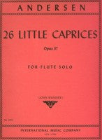 ANDERSEN 26 CAPRICE FOR FLUTE OPUS 37 - 2062 - Poppa's Music 