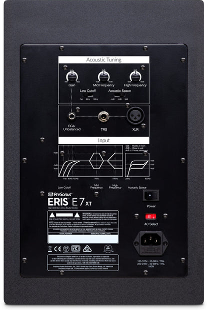 PreSonus Eris E7 XT 2-Way Active Studio Monitor - Poppa's Music 