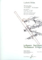 MILDE 75 ETUDES FOR BASSOON BOOK 2 - 524-01745 - Poppa's Music 