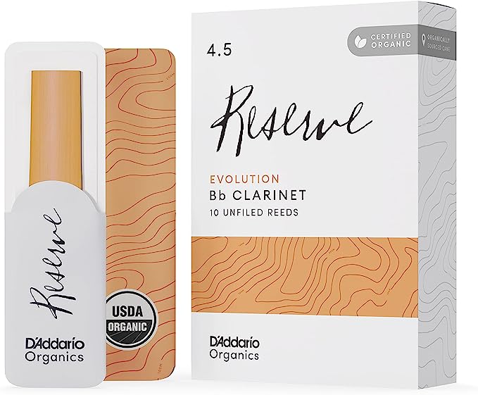 D'Addario Organic Reserve Evolution Bb Clarinet Reeds - 10 per Box - Premium Bb Clarinet Reeds from D'Addario - Just $32.99! Shop now at Poppa's Music