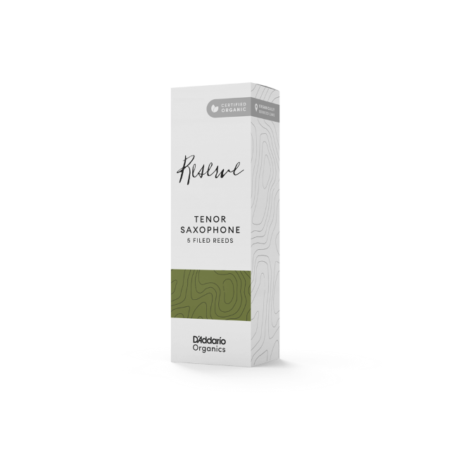 D'Addario Organic Reserve Tenor Saxophone Reeds - 5 Per Box - Poppa's Music 