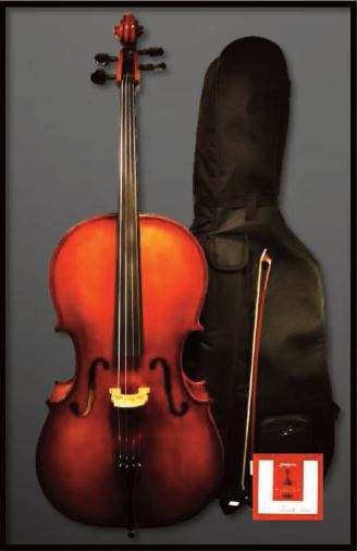Rhapsody by Arlette Cello Outfit - Model 75 Hybrid - Poppa's Music 